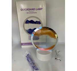 Настольная LED лампа ночник RGB Песочные часы 3D Модель2 (30)