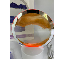 Настольная LED лампа ночник RGB Песочные часы 3D Модель2 (30)