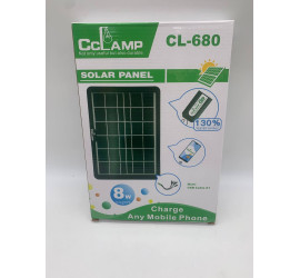 Солнечная панель CCLamp CL-680 8W+ набор USB переходников (30)