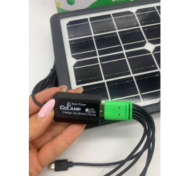 Солнечная панель CCLamp CL-680 8W+ набор USB переходников (30)