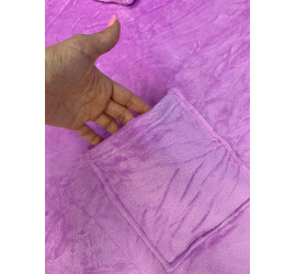Полотенце-халат с капюшоном 2в1 73 см*97 см PURPLE (100)