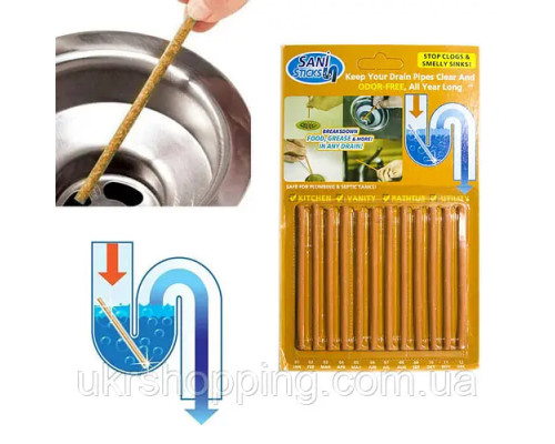 Палочки от засора Sani Sticks (200)
