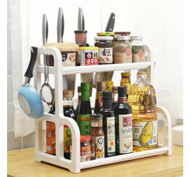 Кухонная пластиковая стойка-органайзер для специй Kitcken seasoning shelf (30)
