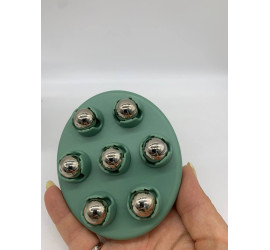 Ручной роликовы массажер для тела 7 Rotating Steel Balls (100)