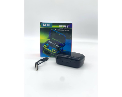 Беспроводные наушники M10 вкладыши с микрофоном для Андроид и IOS TWS (100)