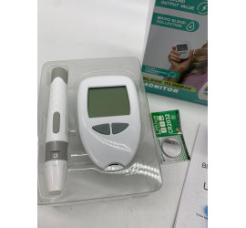 Глюкометр Blood Glucose Meter с тест-полоски и ланцетами Model3 JHBGM001A (100)