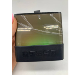 Портативная Bluetooth колонка K18 с двумя микрофонами RGB BLACK (40)