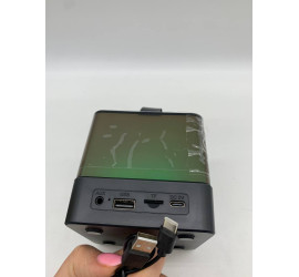 Портативная Bluetooth колонка K18 с двумя микрофонами RGB BLACK (40)