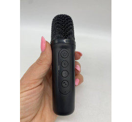 Портативная Bluetooth колонка K18 с двумя микрофонами RGB BLACK (40)
