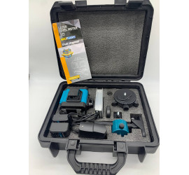 Лазерный уровень Laser Level 12 3D-LLA 30 RB 2АКБ СИНИЙ в КЕЙСЕ(10)