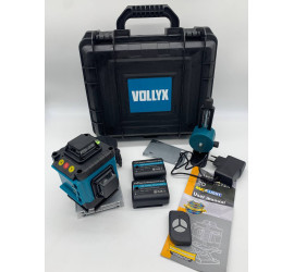 Лазерный уровень Laser Level 12 3D-LLA 30 RB 2АКБ СИНИЙ в КЕЙСЕ(10)