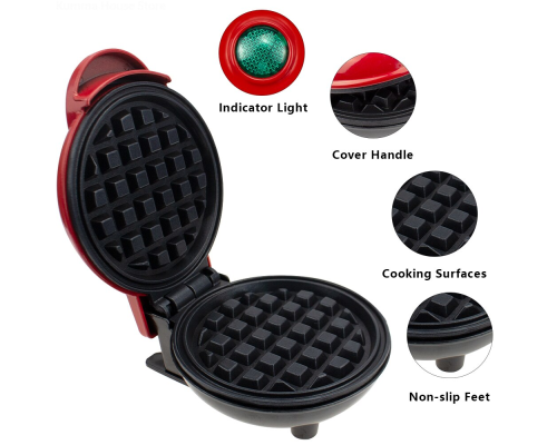 Мини вафельница Mini Waffle Maker (32)
