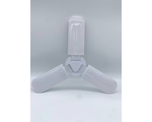 Лампочка складная 3 лопасти светодиодная E27 Fan blade bulb (50)
