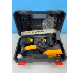 Аккумуляторная цепная пила 12 дюймов Electric SAW YELLOW (4)
