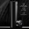НУЖНА ЗАМЕНА БАТАРЕЙКИ Термос с индикатором температуры LED 0.5 л. BLACK (50)
