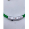 Ошейник для собаки со светодиодной LED подсветкой, зарядка USB (ЗЕЛЁНЫЙ) (240)