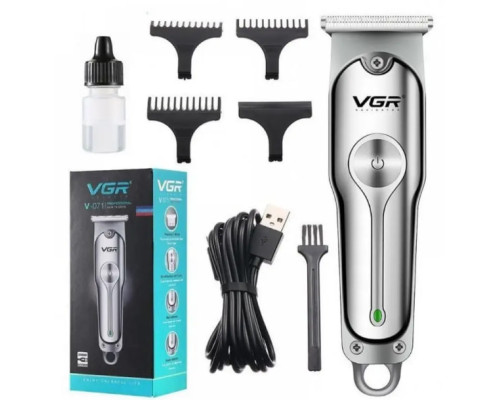 Машинка для стрижки волос триммер VGR V-071 с USB зарядкой (60)