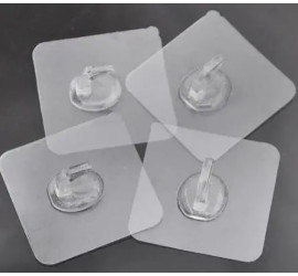 Крючки на клейкой основе Small HANGER plastic 10 шт