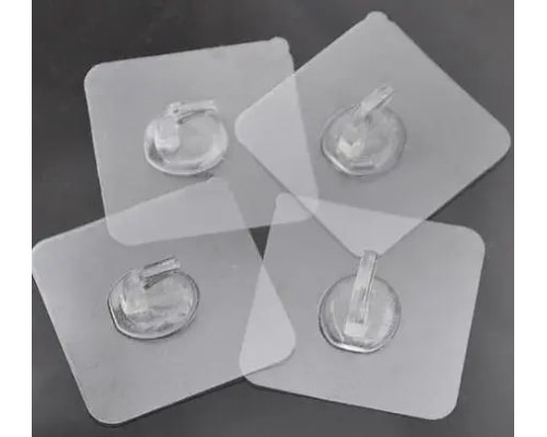 Крючки на клейкой основе Small HANGER plastic 10 шт