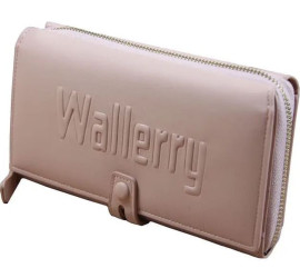 Кошелек 1001 РОЗОВЫЙ Wallerry 1ящ.-(200)  1ящ.-(252)