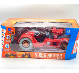 Радиоуправляемый мотоцикл с дезинфектором КРАСНАЯ Virus HUNTER(12)