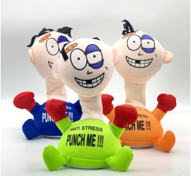 Мягкая игрушка-антистресс PUNCH ME «Ударь меня» СИНЯЯ  (120)