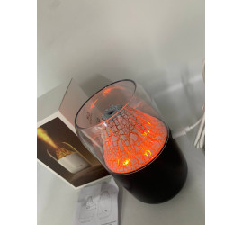 Увлажнитель воздуха ночник Вулкан Valcano humidifier BLACK (60)