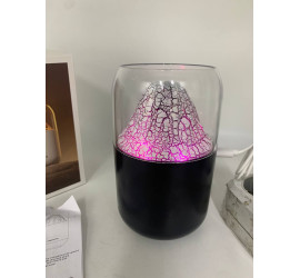 Увлажнитель воздуха ночник Вулкан Valcano humidifier BLACK (60)