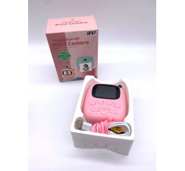 Детский фотоаппарат с мгновенной печатью фотографий Kids Print Camera PINK (30)