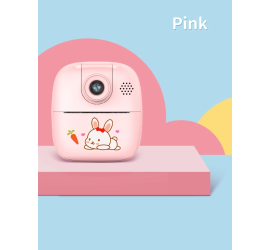 Детский фотоаппарат с мгновенной печатью фотографий Kids Print Camera PINK (30)