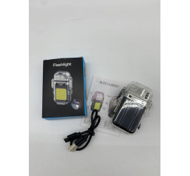 Зажигалка с фонариком Cigarette lighter FLASHLIGHT HY8810-1 JS-C01A type-c (300)