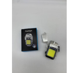 Зажигалка с фонариком Cigarette lighter FLASHLIGHT HY8810-1 JS-C01A type-c (300)