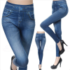 Леджинсы Леггинсы утепленные Jeans winter Leggings Size XXL-XXXL BLUE (200)