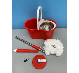 Швабра с ведром вращающаяся на 360 Rotary mop Wash X Dehydration Красный (30)