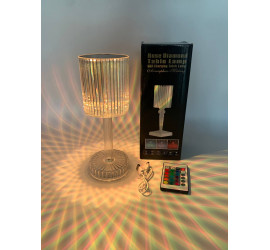 Настольная лампа ночник RGB Crystal Table Lamp (40)