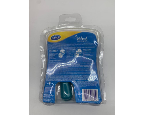 Электрическая пилка для ногтей + 3 насадки Scholl Velvet NAIL Care System (100)
