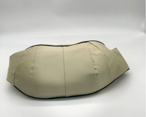 Массажер Воротник для шеи и плечей с петлями для рук Модель3 Massager Of Neck Kneading Бежевый (20)