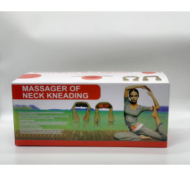 Массажер Воротник для шеи и плечей с петлями для рук Модель3 Massager Of Neck Kneading Бежевый (20)