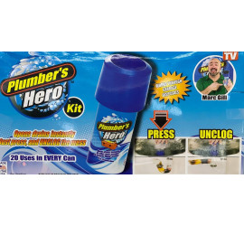 Вантуз Plumber's Hero для унитаза и канализационных труб (помятая упаковка)  (36)