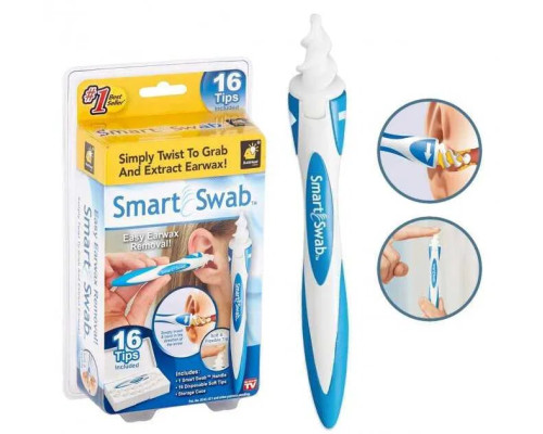 Прибор для чистки ушей Smart Swab, ухочистка (120)