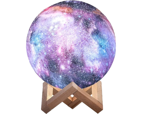 Настольный светильник ЛУНА шар (с пультом) Magic 3D COLOR Moon Light  (48)