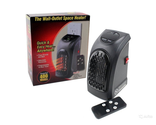 Портативный обогреватель Handy Heater (400Ват) С ПУЛЬТОМ Чёрный (45)