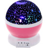 Проектор-ночник Модель3 Star Master в форме ШАРА USB Розовый (48)