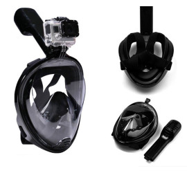 Маска L/XL ЧЕРНАЯ для подводного плавания, маска для снорклинга Easybreath Tribord (10)