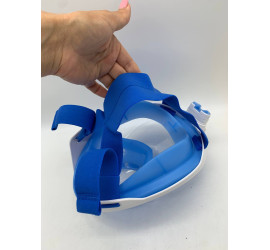 Маска L/XL СИНЯЯ для подводного плавания, маска для снорклинга Easybreath Tribord (10)
