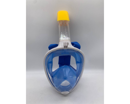 Маска L/XL СИНЯЯ для подводного плавания, маска для снорклинга Easybreath Tribord (10)