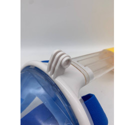 Маска L/XL СИНЯЯ для подводного плавания, маска для снорклинга Easybreath Tribord (10)