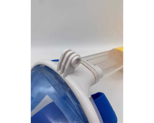 Маска L/XL СИНЯЯ для подводного плавания, маска для снорклинга Easybreath Tribord (10)