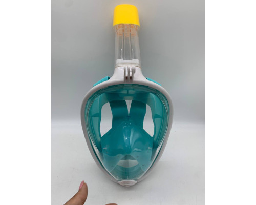 Маска L/XL ЗЕЛЕНАЯ  для подводного плавания, маска для снорклинга Easybreath Tr (10)