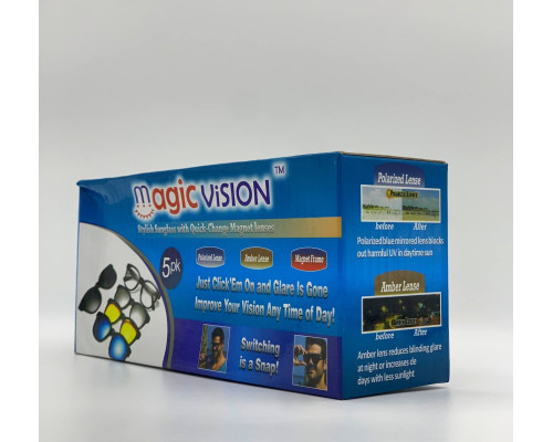 Очки солнцезащитные антибликовые Magic Vision 5 в 1 (200)